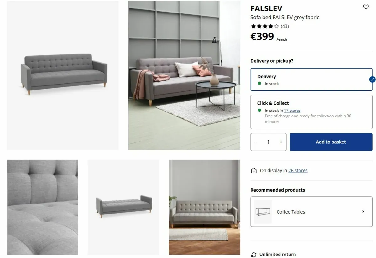 jysk sofa-bed - Image 3