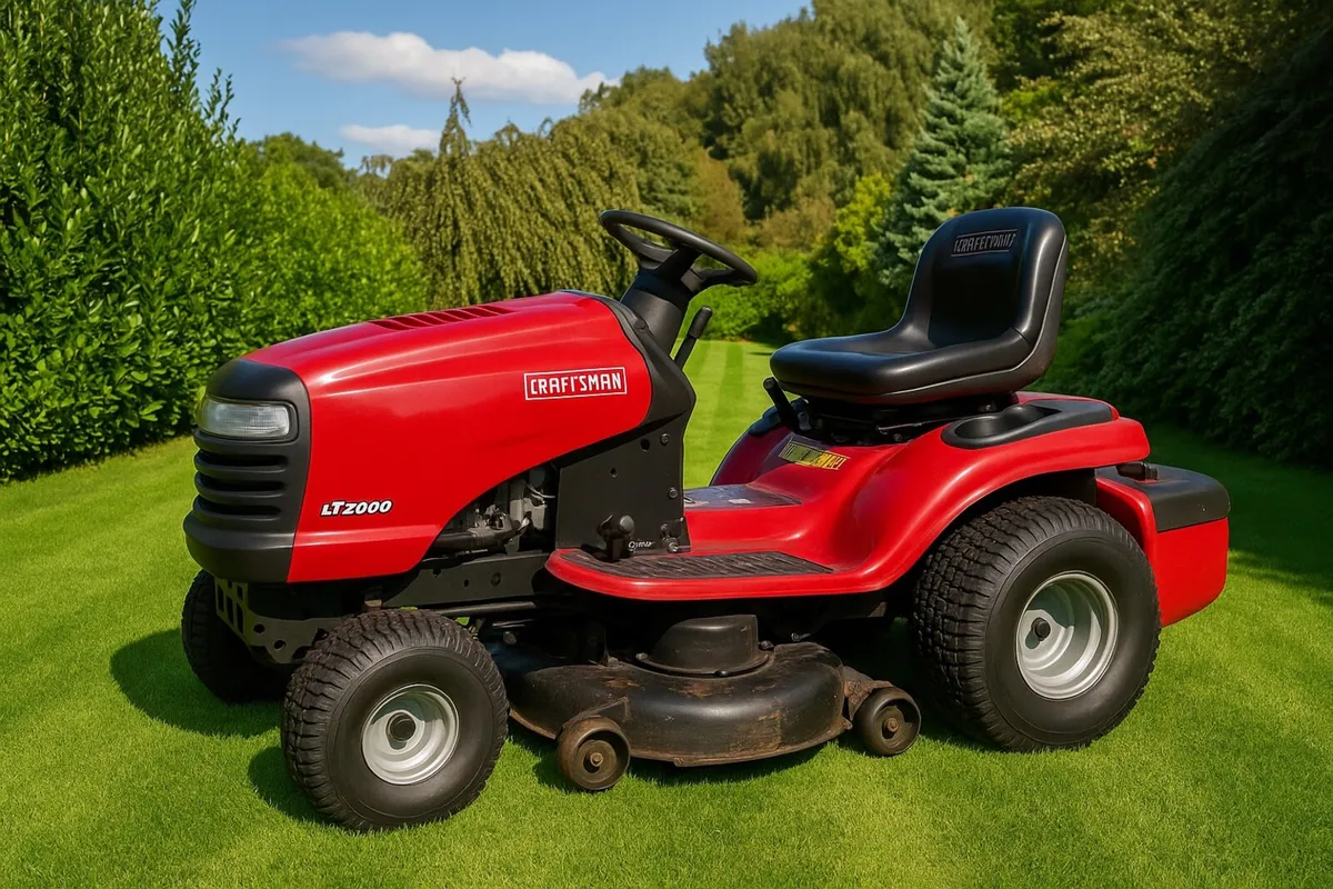 Craftsman LT2000 Ride-On Lawn Mower – 42” - Image 1