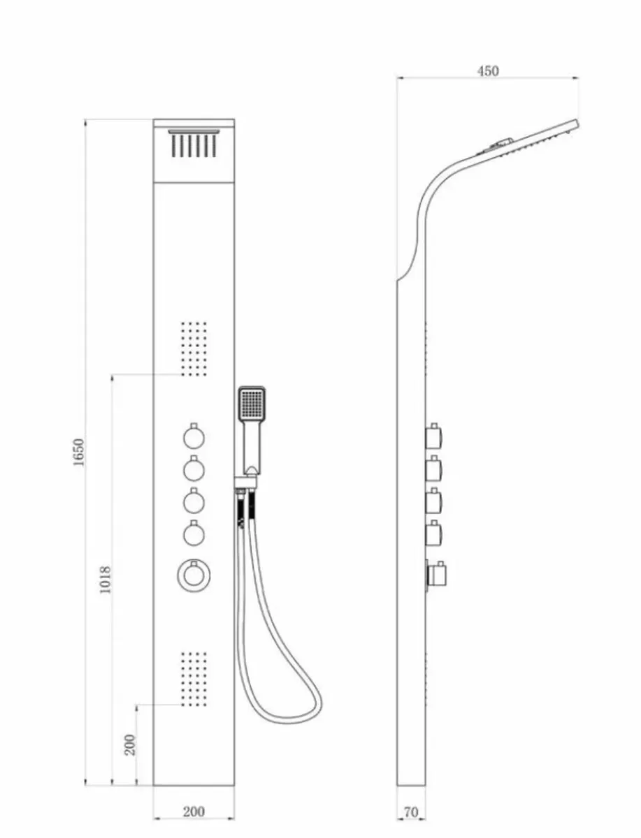 Premium Quality Shower Tower - WAS €1099! - Image 2