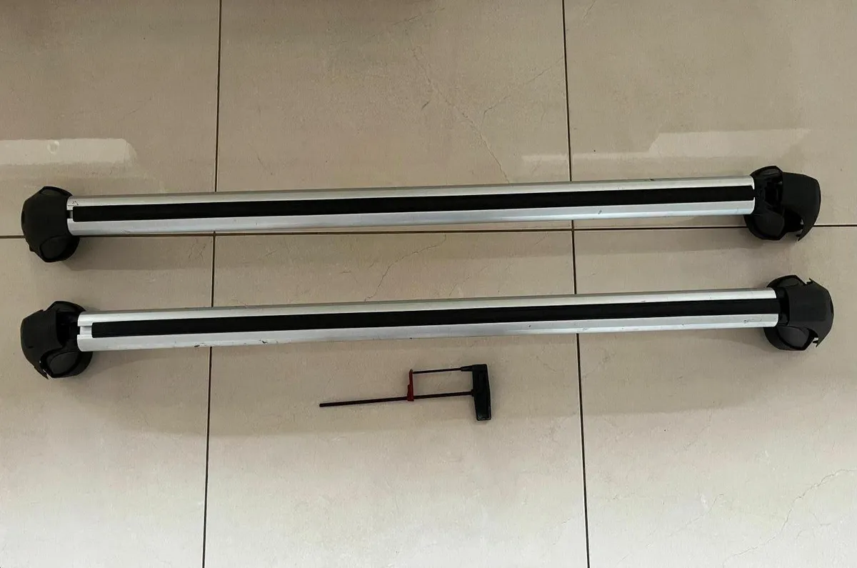 Genuine Toyota Hilux Roof Rack / Cross Bars - Alum - Image 1