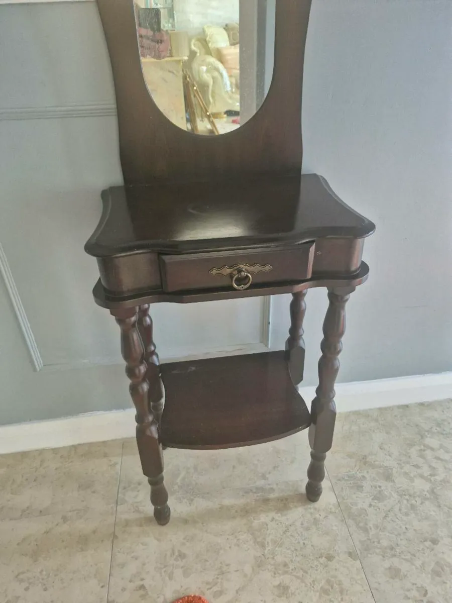 Victorian Mirror hall table condition good 
Dublin - Image 2