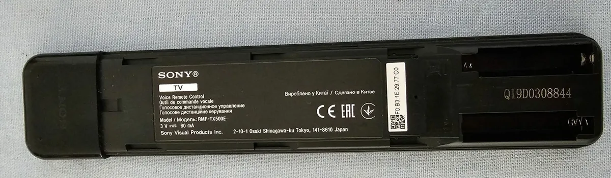 Original Sony Voice Remote Control RMF-TX500E - Image 2