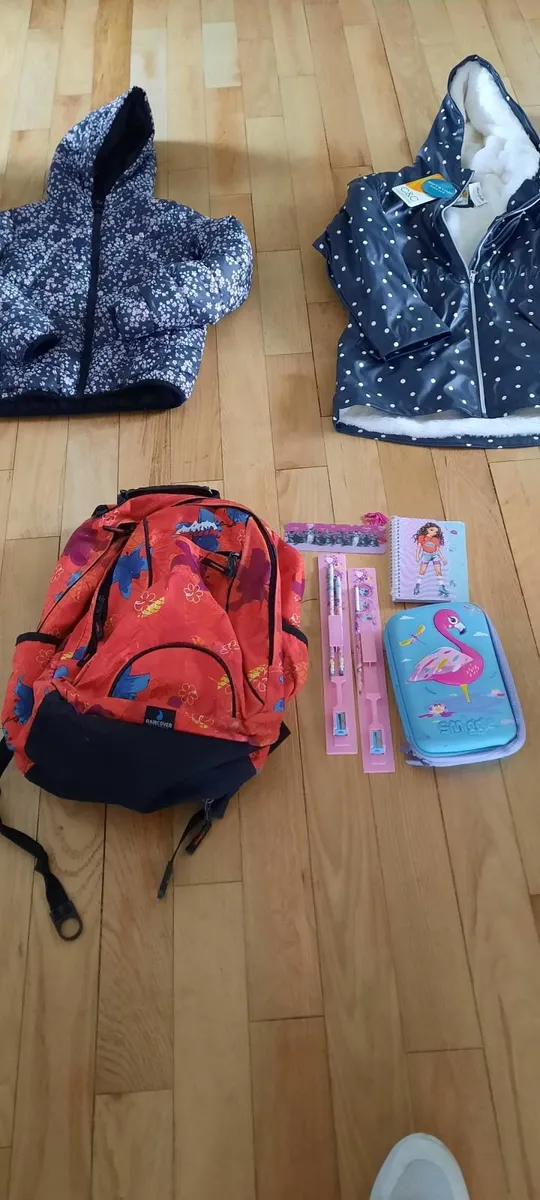 Back to school- coats and school bag - Image 1