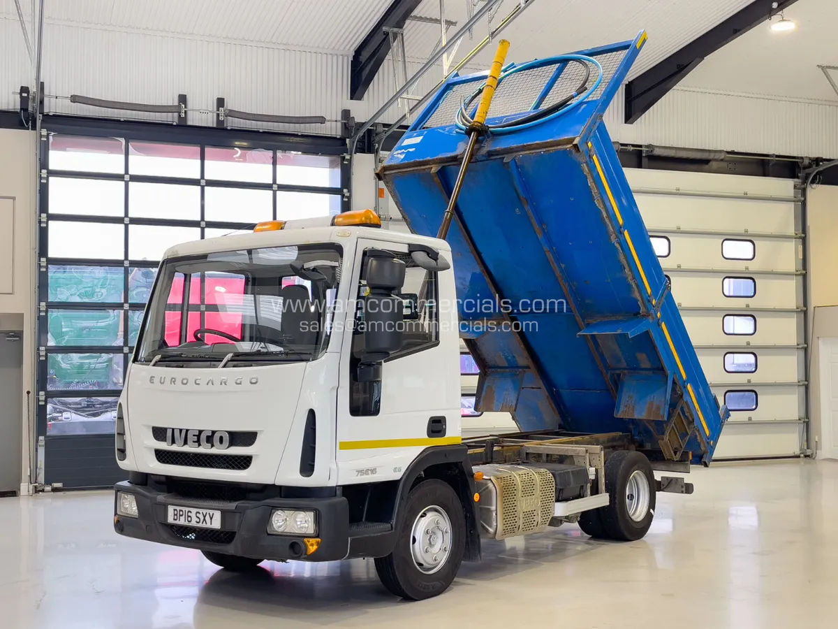 2016 IVECO Eurocargo 7.5T Dropside Tipper - Image 3
