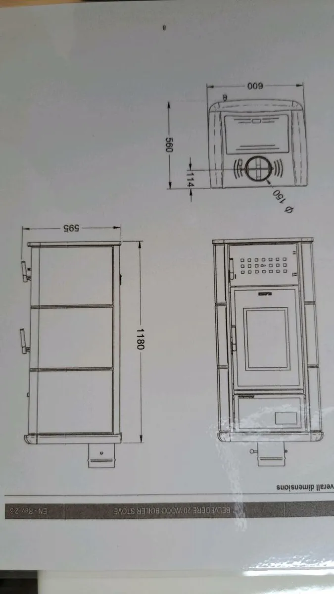 Klover 30kw wet wood stove - Image 3