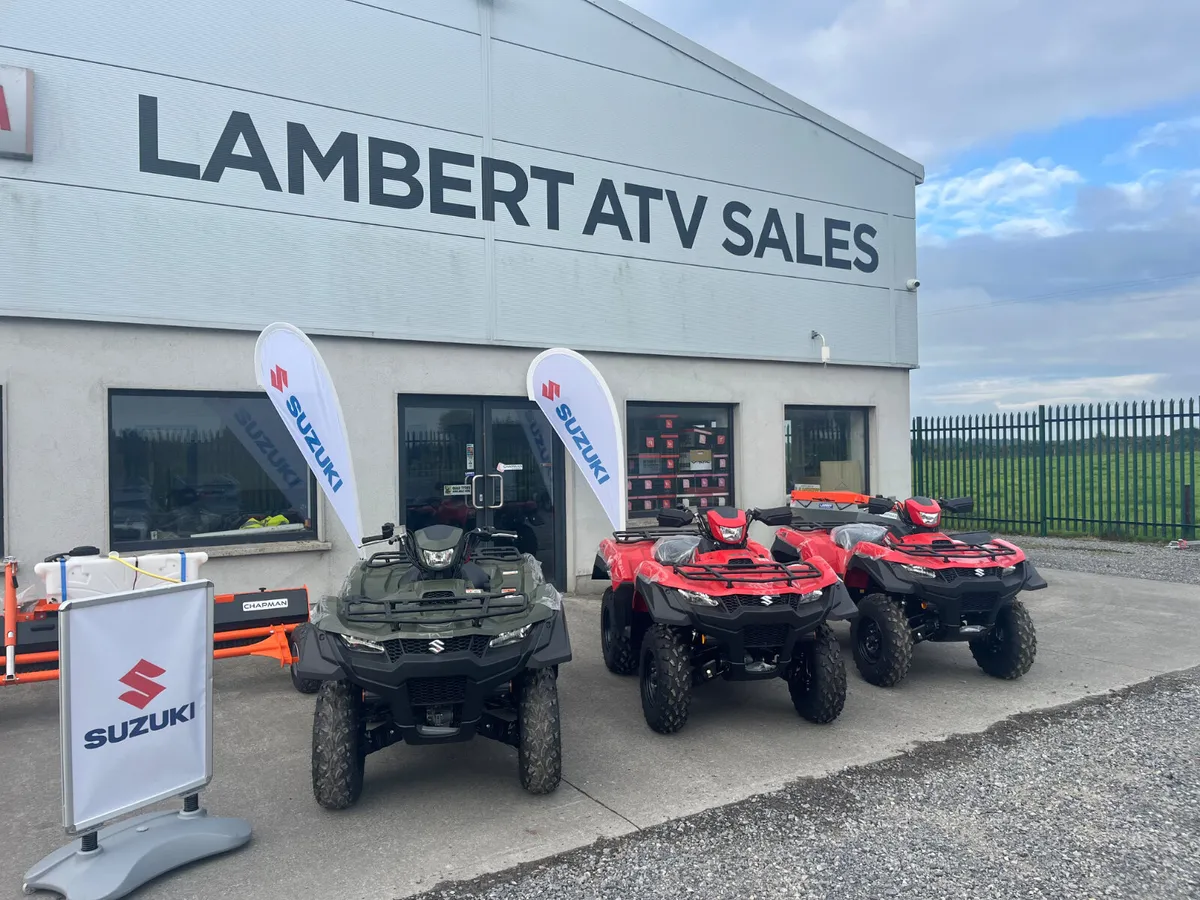 Finance Deals - New Suzuki KingQuads - Image 1