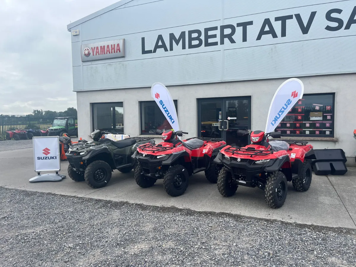 Finance Deals - New Suzuki KingQuads - Image 3