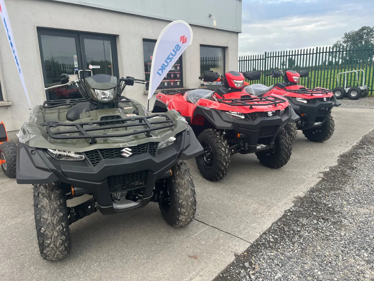 Finance Deals - New Suzuki KingQuads - Image 4