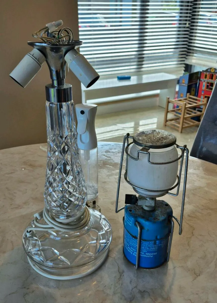 Waterford lamp just need a top half and good condi - Image 1