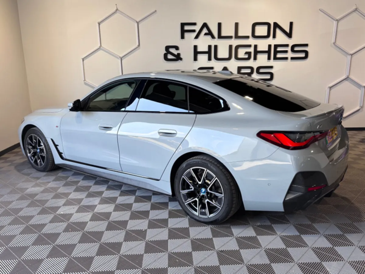 BMW I4 M50 544BHP HIGH SPEC 222 REG RED LEATHER - Image 3