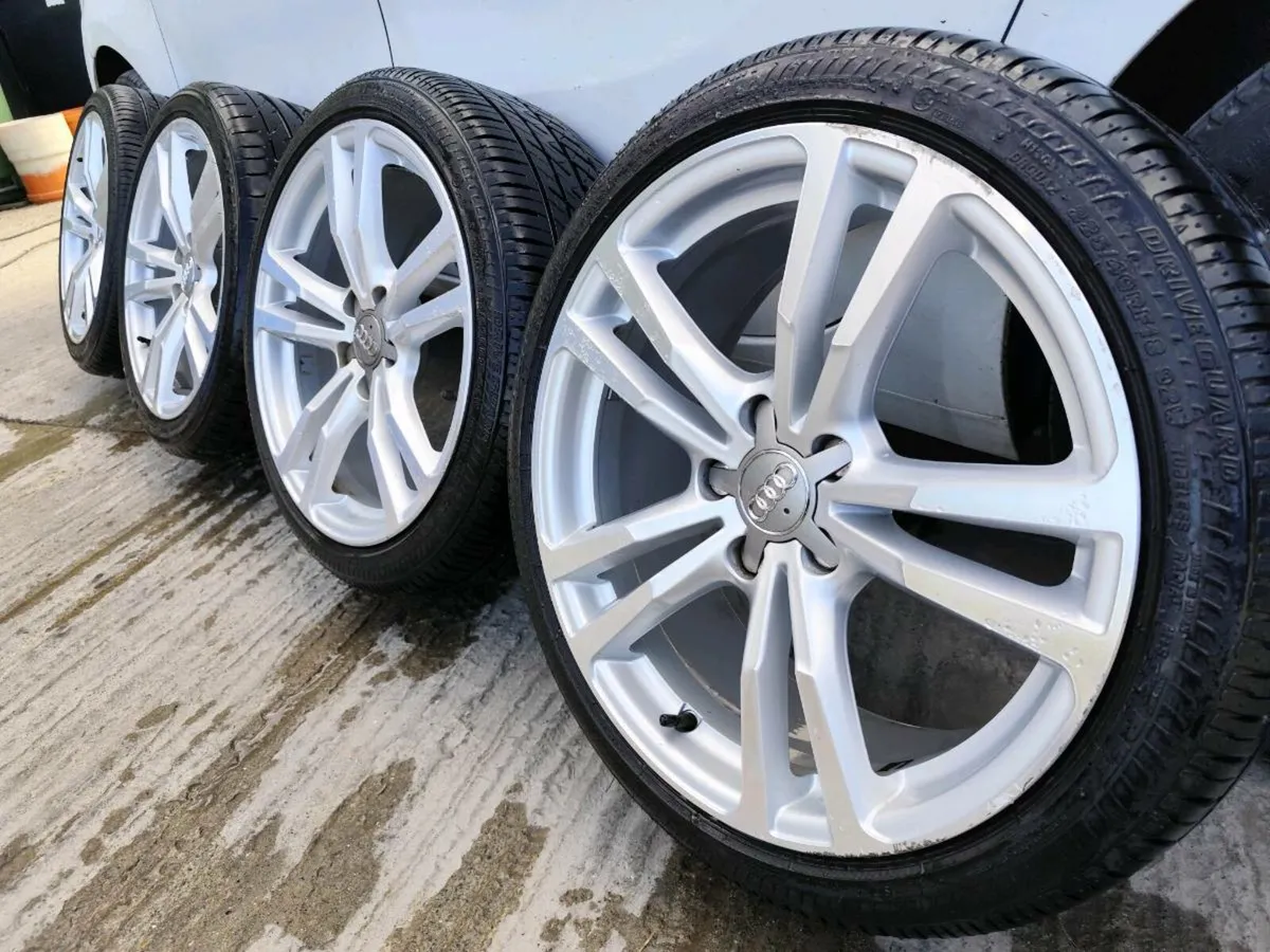 18" Audi A3 / S3 alloys with tyres - Image 1