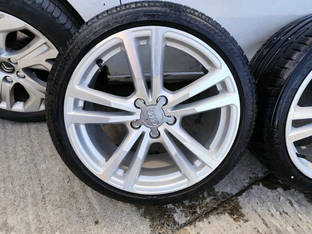 18" Audi A3 / S3 alloys with tyres - Image 3