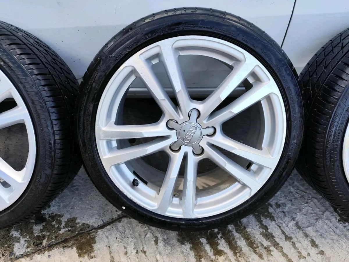 18" Audi A3 / S3 alloys with tyres - Image 4