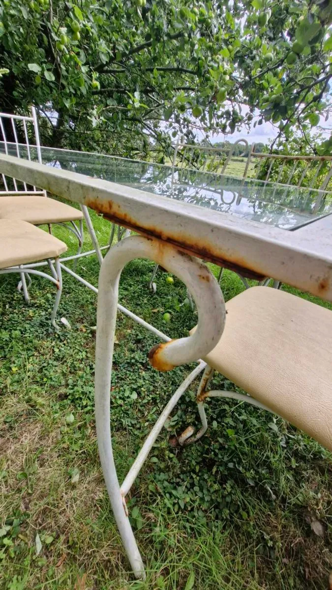 Garden Table and Six Chairs - Image 3