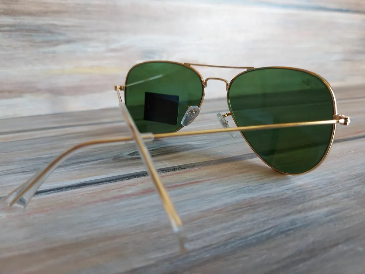 Ray Bans Sunglasses RB3025 Green/Gold - Image 2