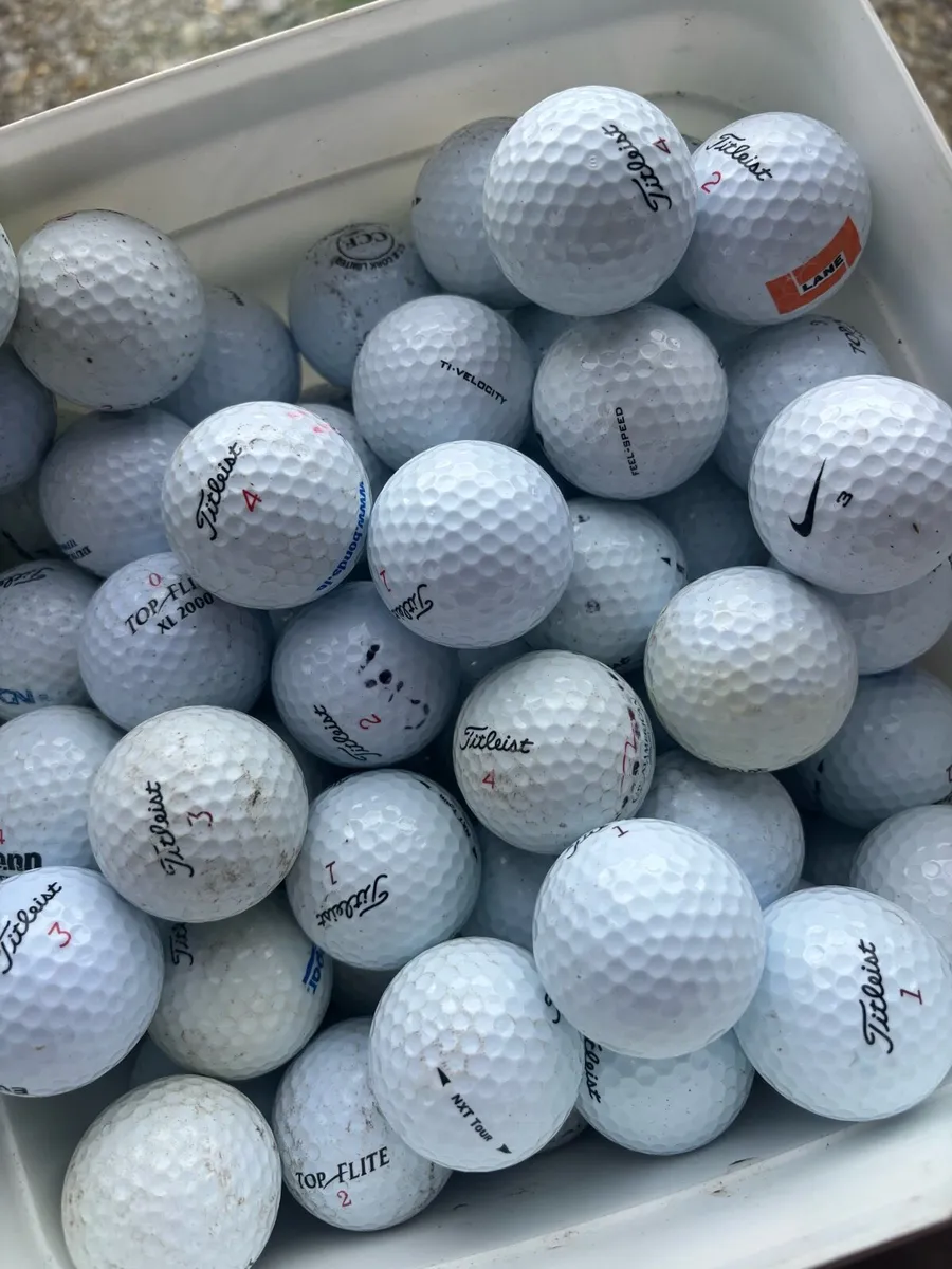 Used golf balls -270 of mixed golf balls - Image 1
