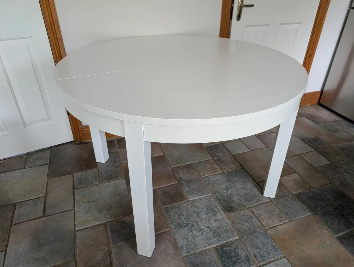 Extendable Round Dining Table - Image 1