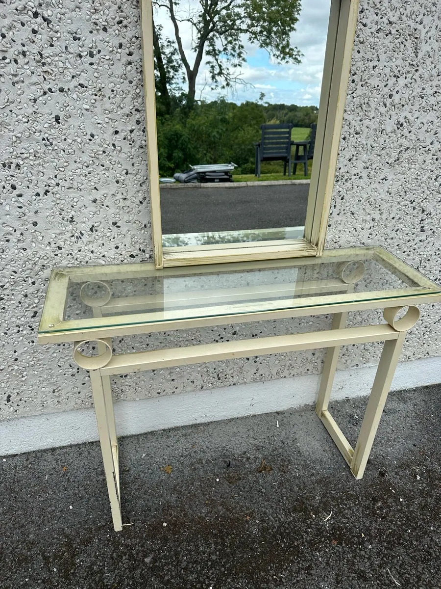 Al frank table and mirror - Image 2