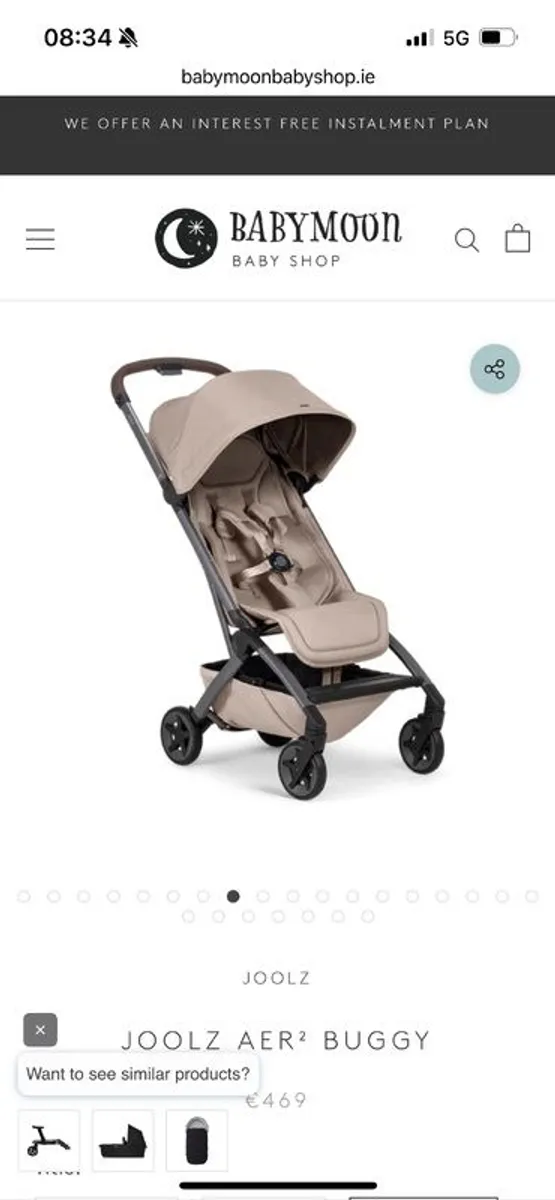Joolz are travel stroller - Image 1