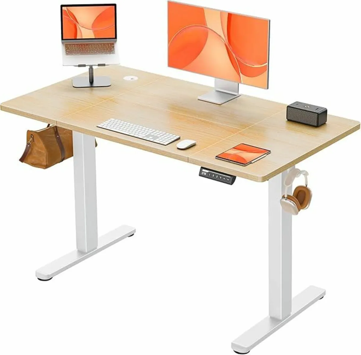 Standing Desk Height Adjustable 120 x 60cm - Image 1
