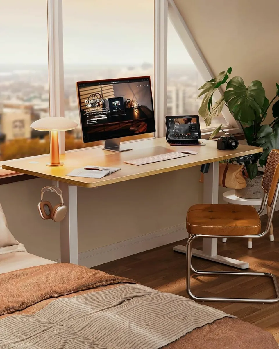 Standing Desk Height Adjustable 120 x 60cm - Image 4