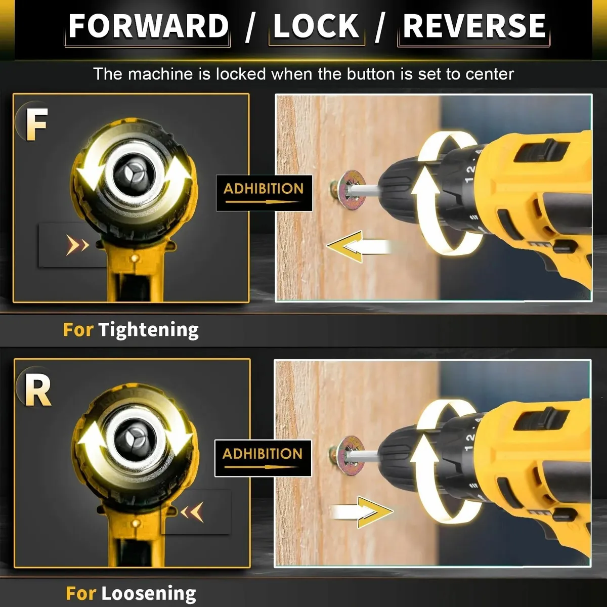 20V Cordless Drill Set Electric Screwdriver DIY - Image 4