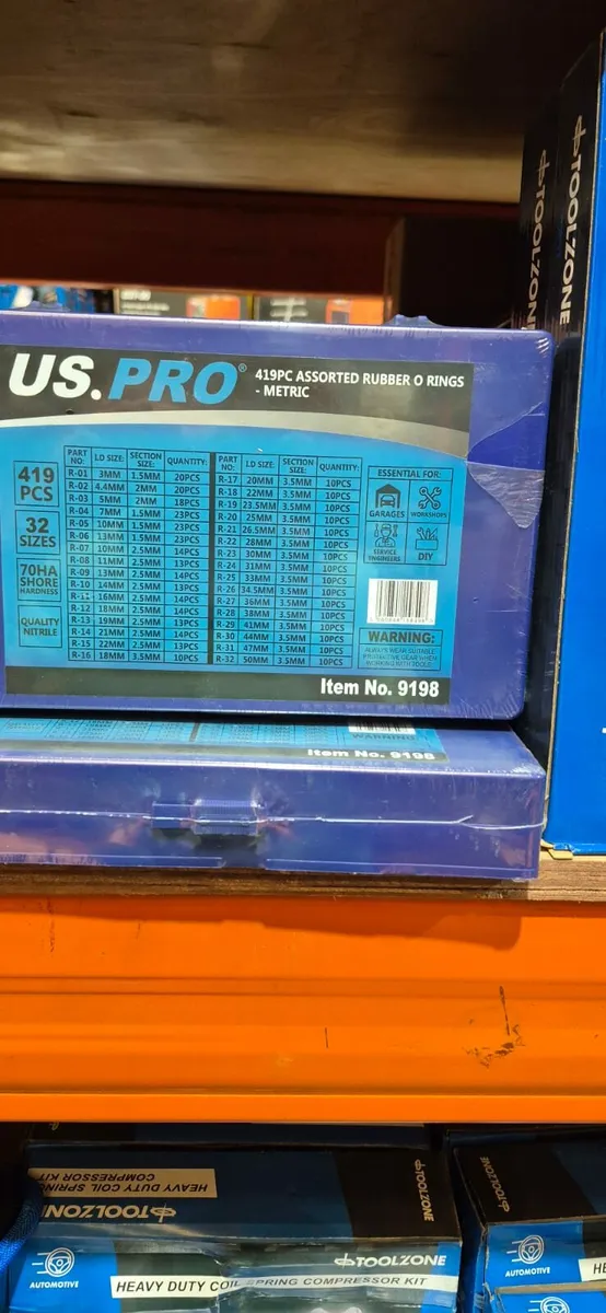 419PC ASSORTED O RINGS-METRIC-
