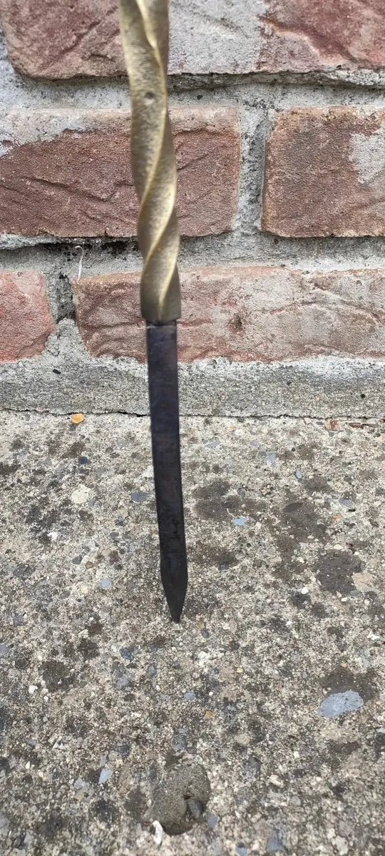 Hand forged fire poker - Image 4