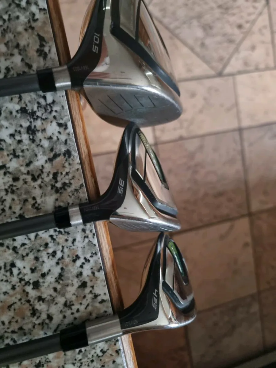 Set of Taylormade Driver and Fairway woods. - Image 1