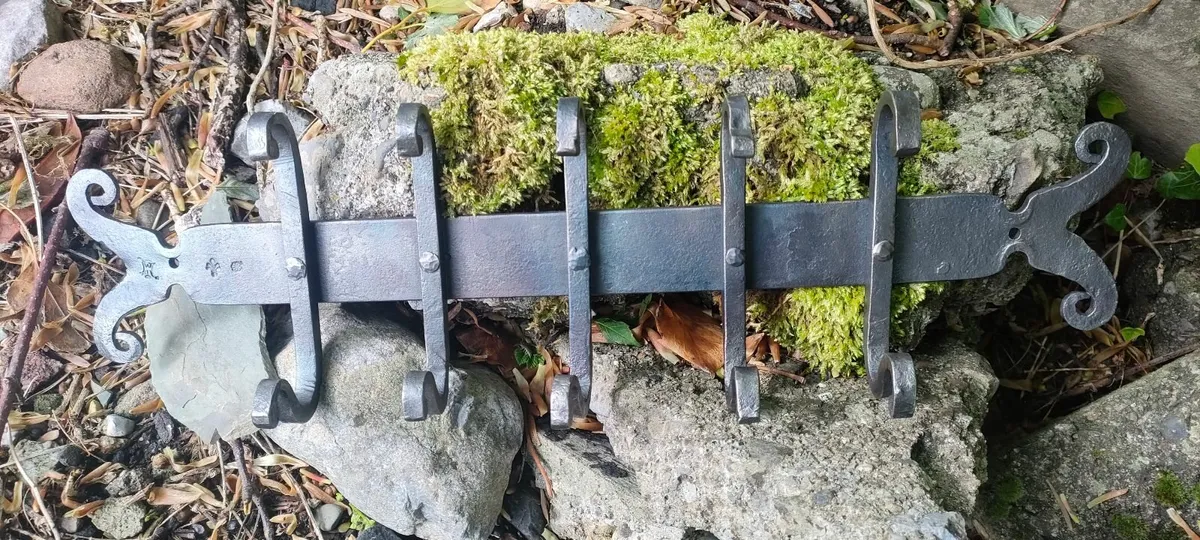 Hand forged coat rack - Image 2