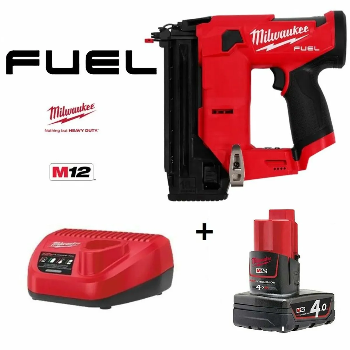 Milwaukee M12 Fuel 18Ga  Brad Nailer kit - Image 1