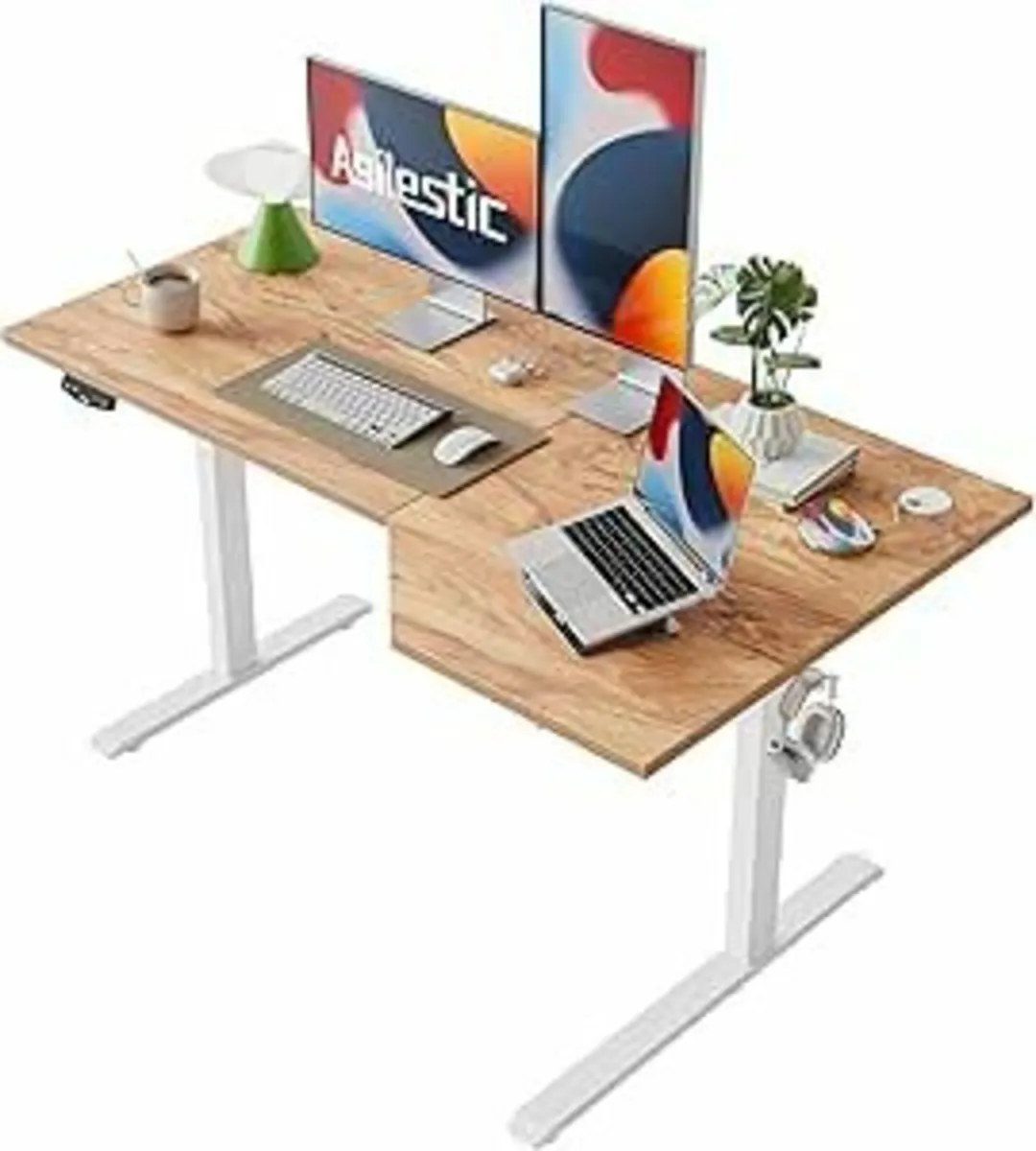 L-Shaped Electric Standing Desk, 140cm - Image 3