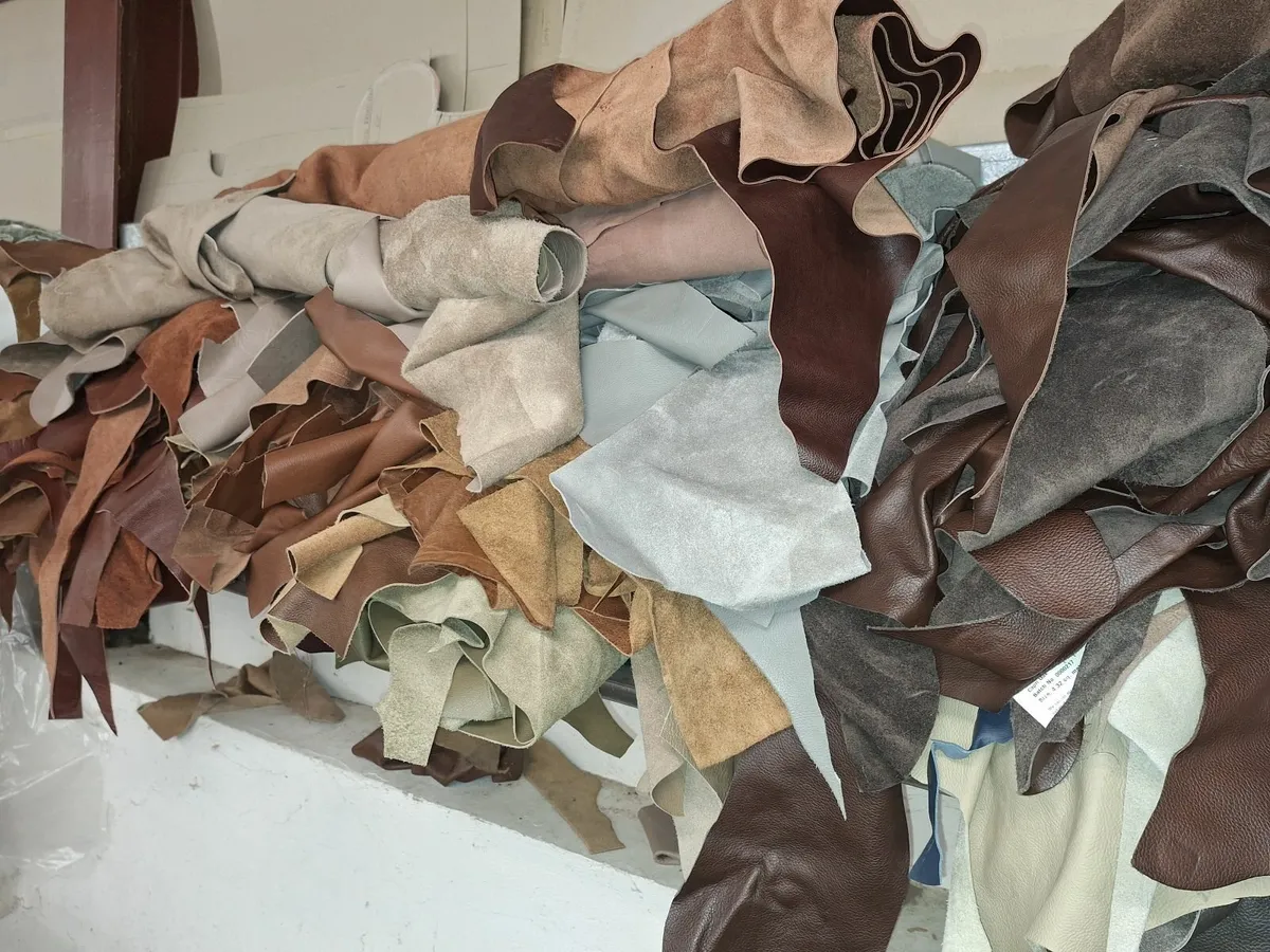 Leather offcuts
