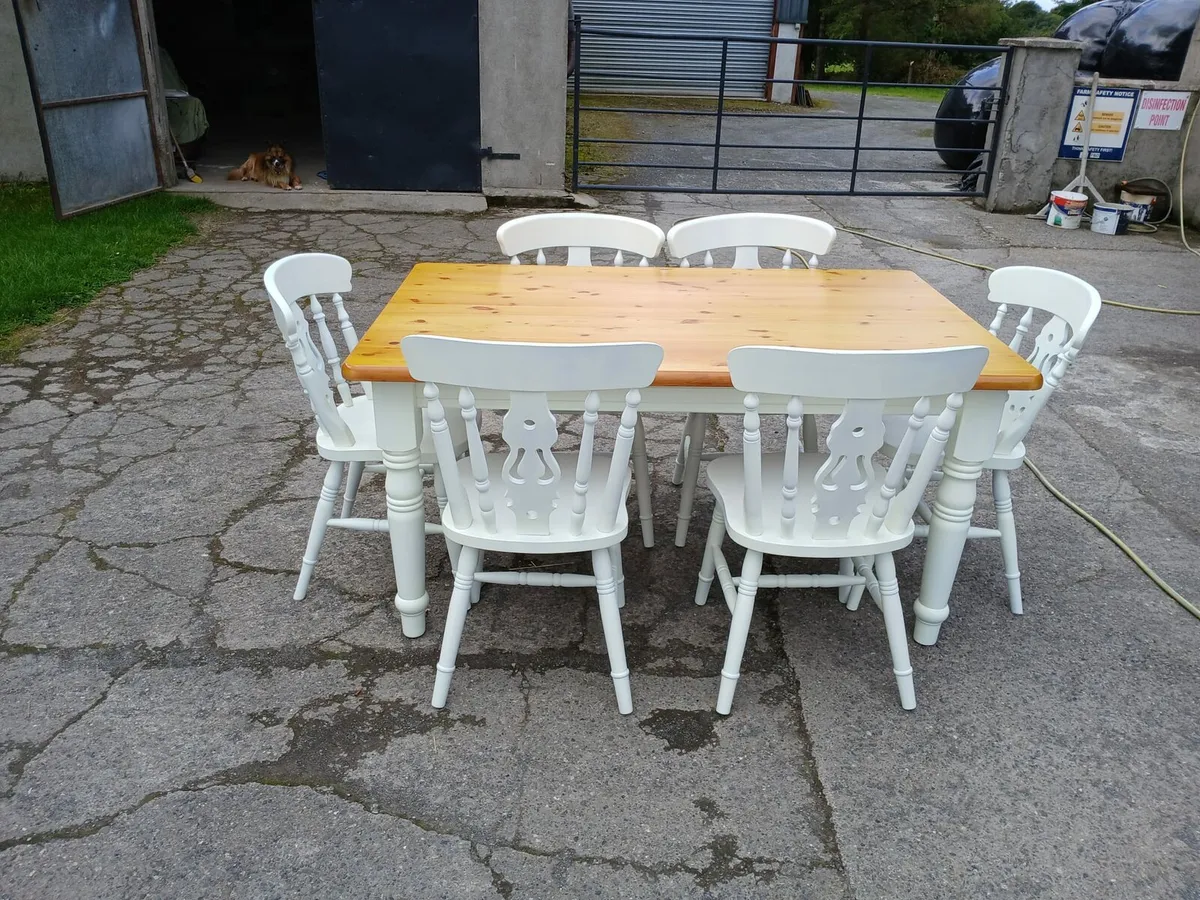 Table and chairs