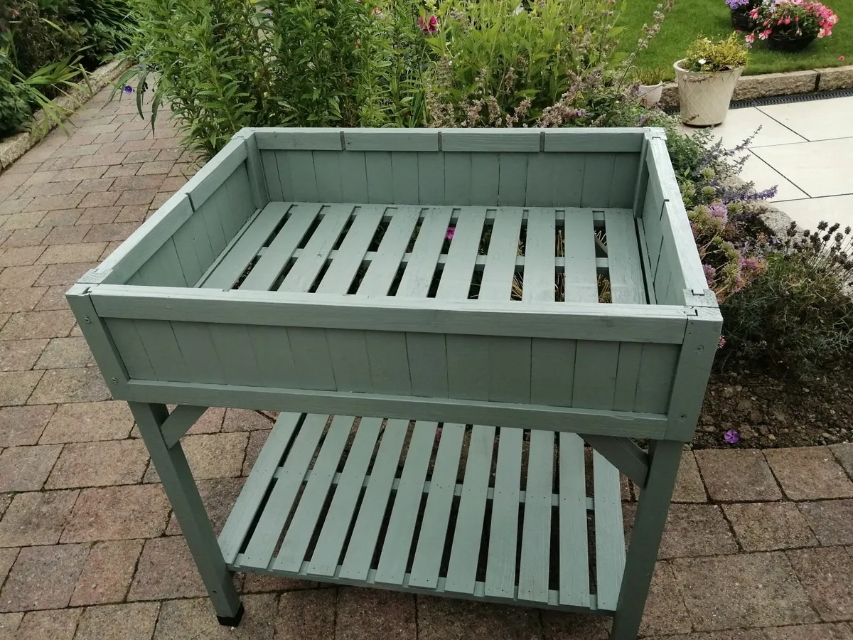 Raised planter herb garden - Image 4