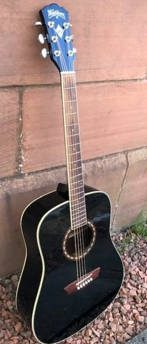 Washburn Acoustic Guitar - Image 4