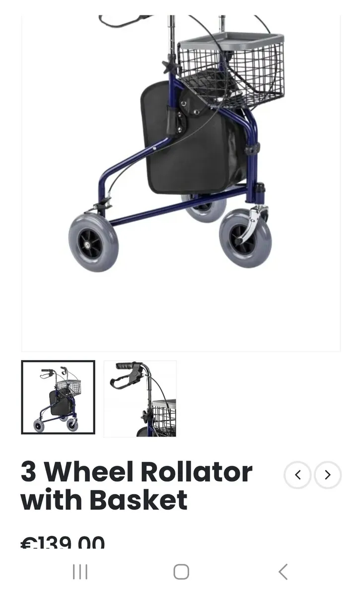 3 wheel rollator - Image 1