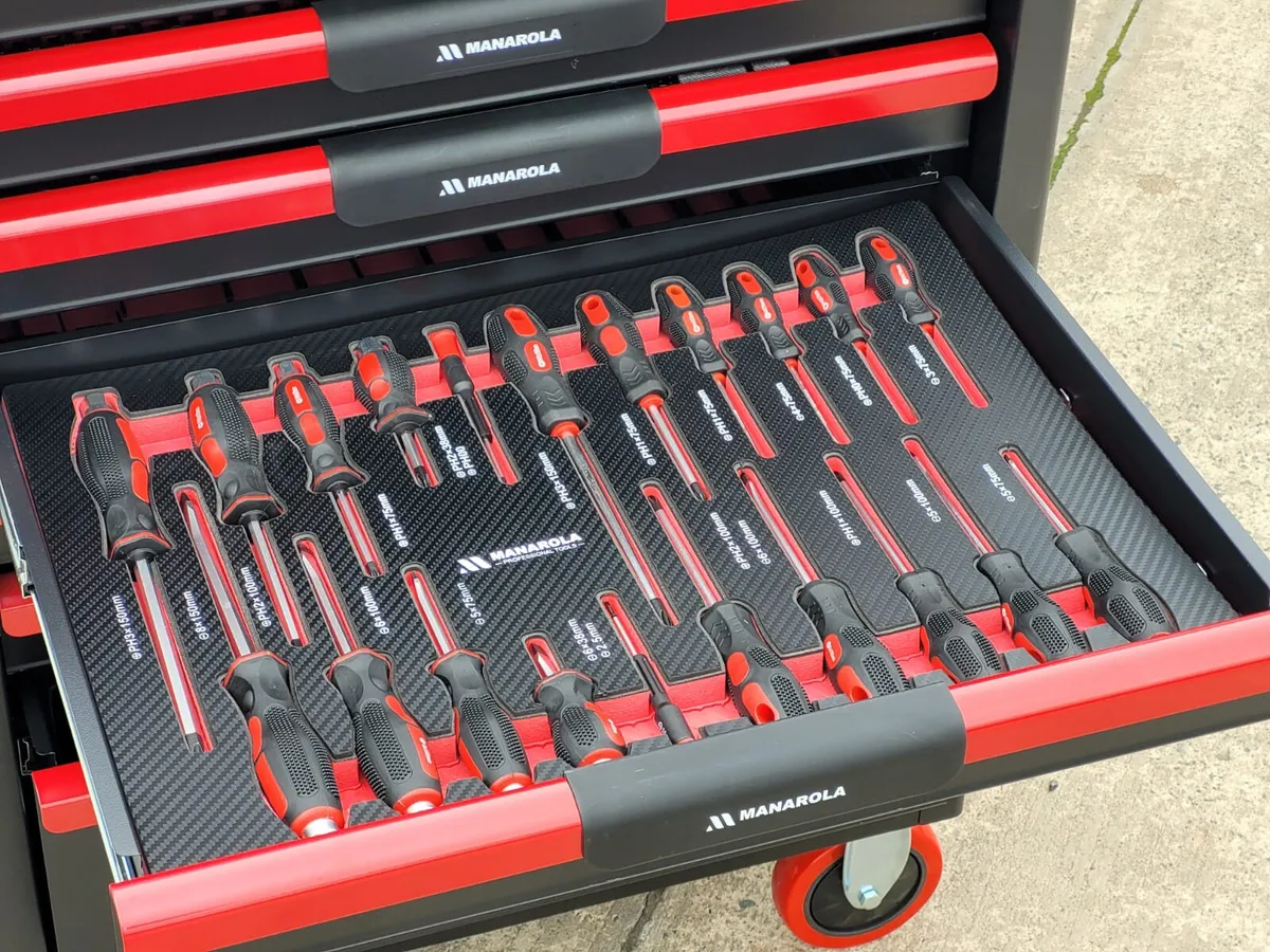 Manarola 7 Drawer Toolchest With Tools - Image 3