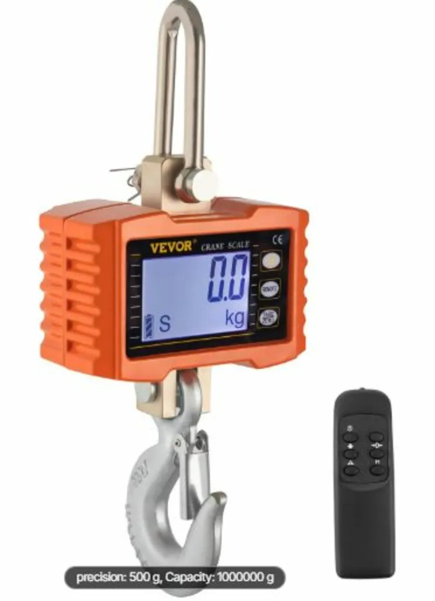1000kg 2200lbs Digital Crane Scale Heavy Duty - Image 1