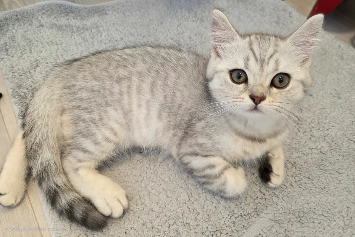 British long hair kitten - Image 1