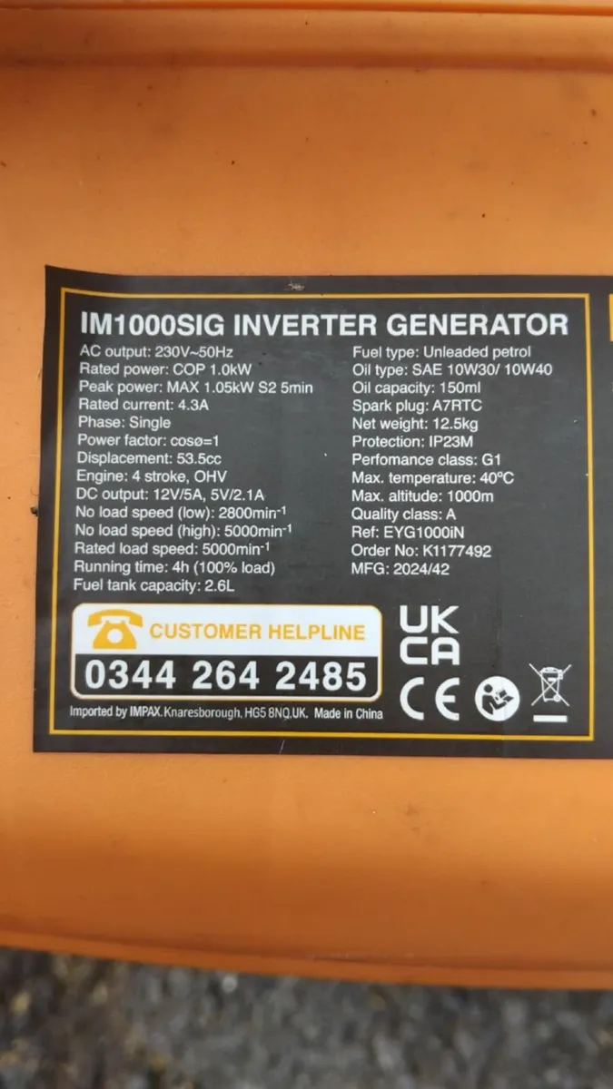 Inverter generation 1000w priesd - Image 4