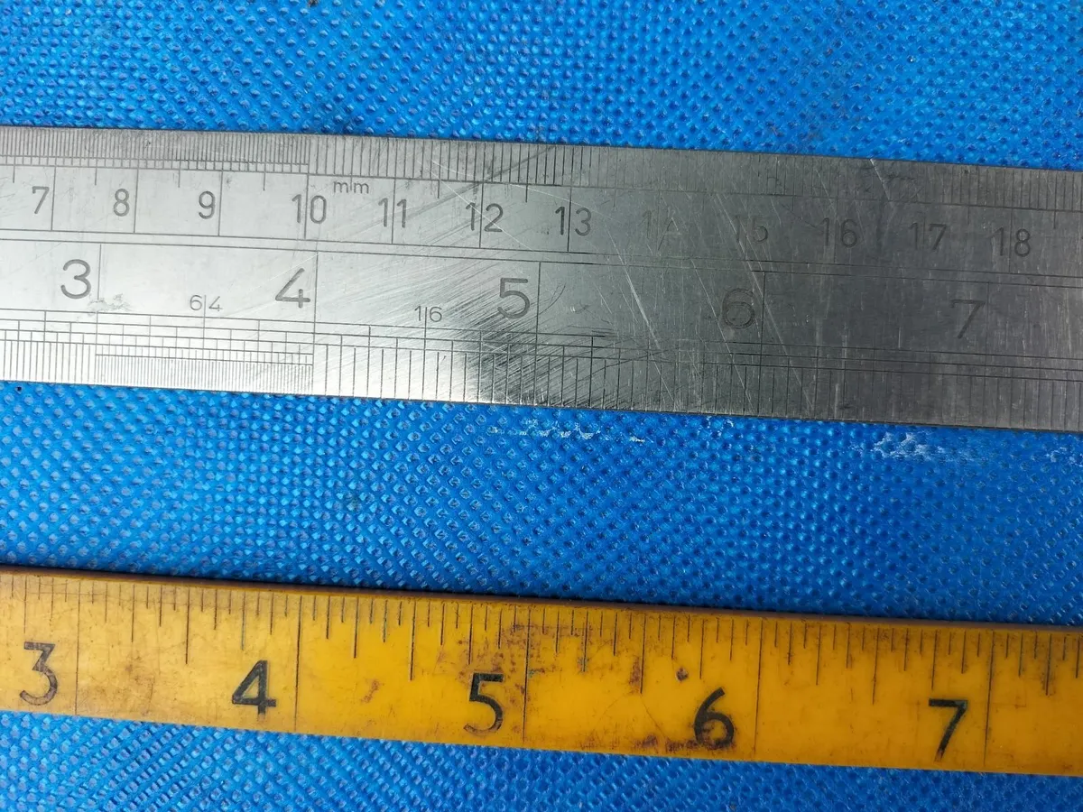 Metal Rule, Square & Dividers - Image 2
