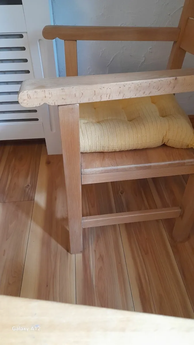 Vintage handmade carver chairs - Image 2