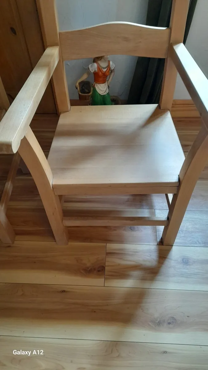 Vintage handmade carver chairs - Image 3