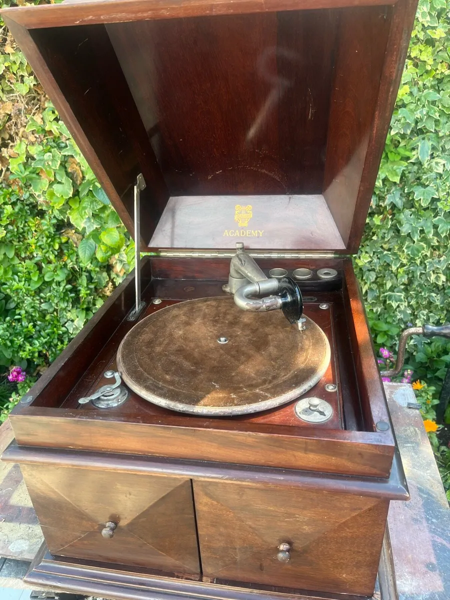 Antique Academy Gramophone - Image 2