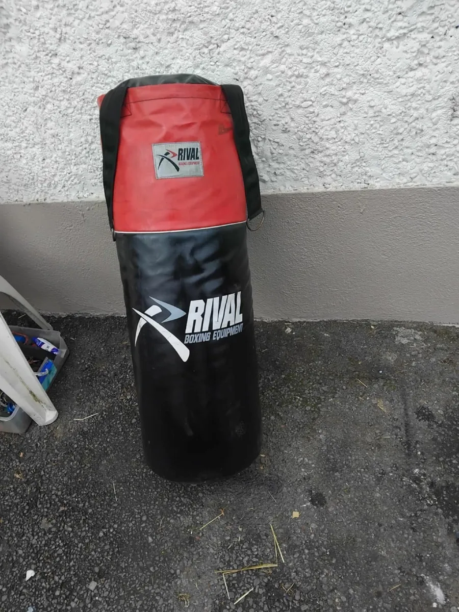 Boxing bag in great condition price too sell - Image 1