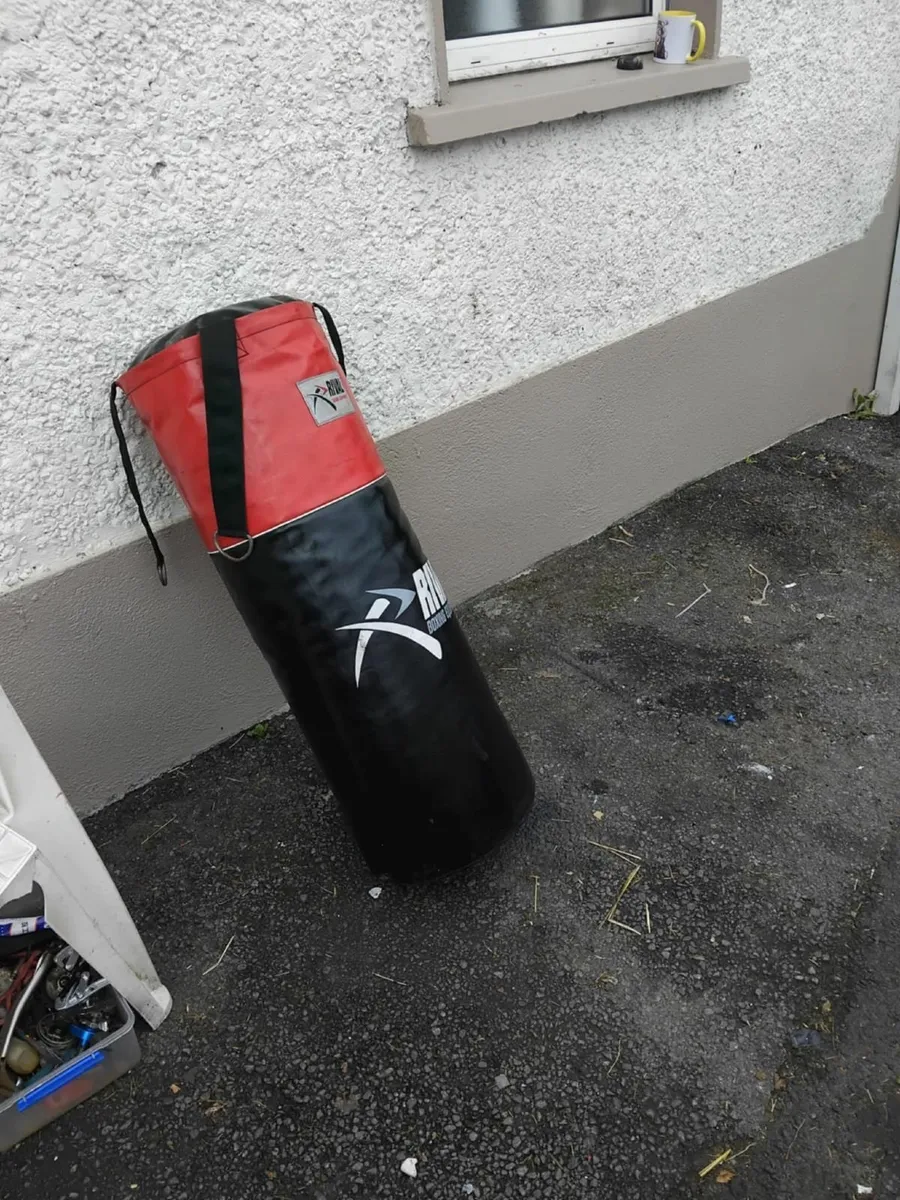 Boxing bag in great condition price too sell - Image 3
