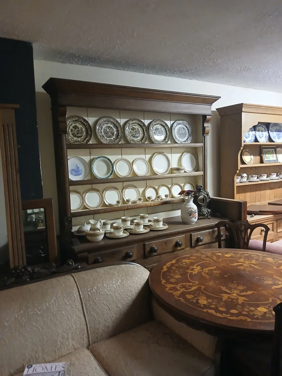 antique oak welsh dresser