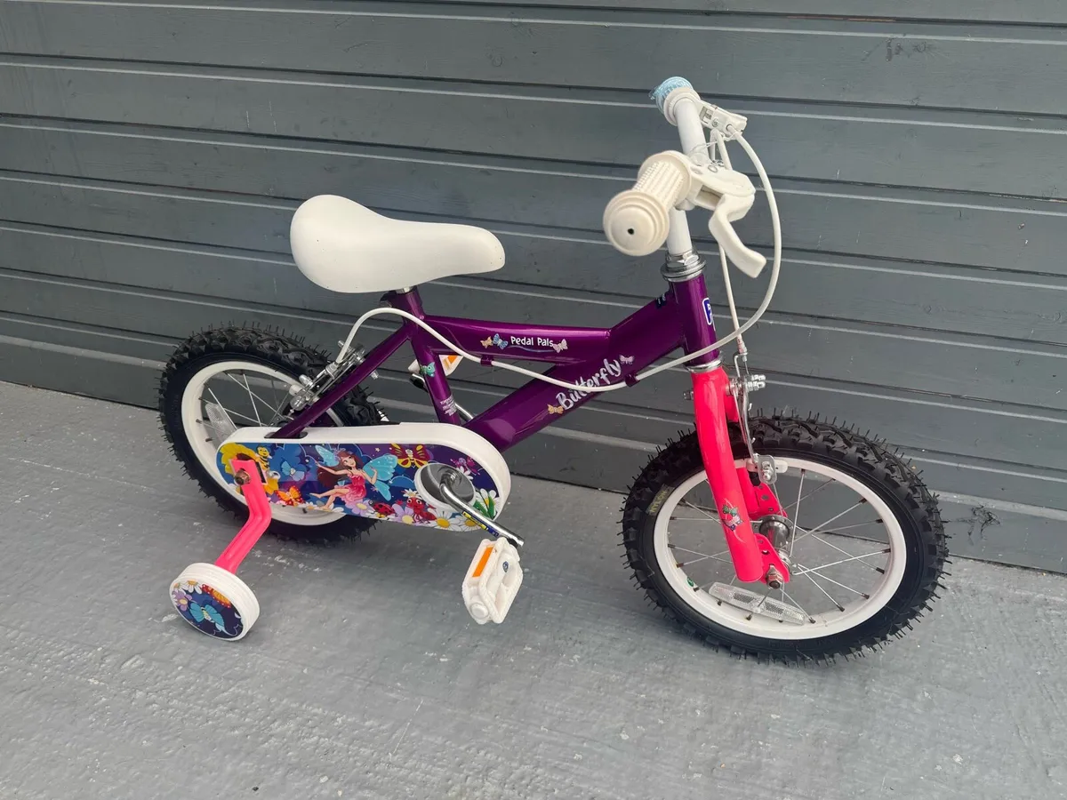 New 14 inch girls bike