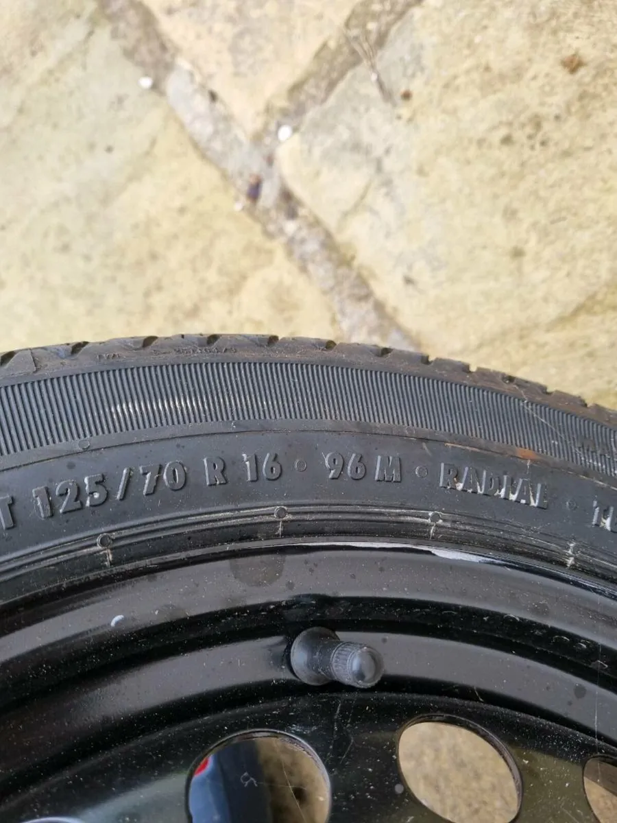 2021 Ford Puma Spare Space Saver Wheel and Tyre - Image 4